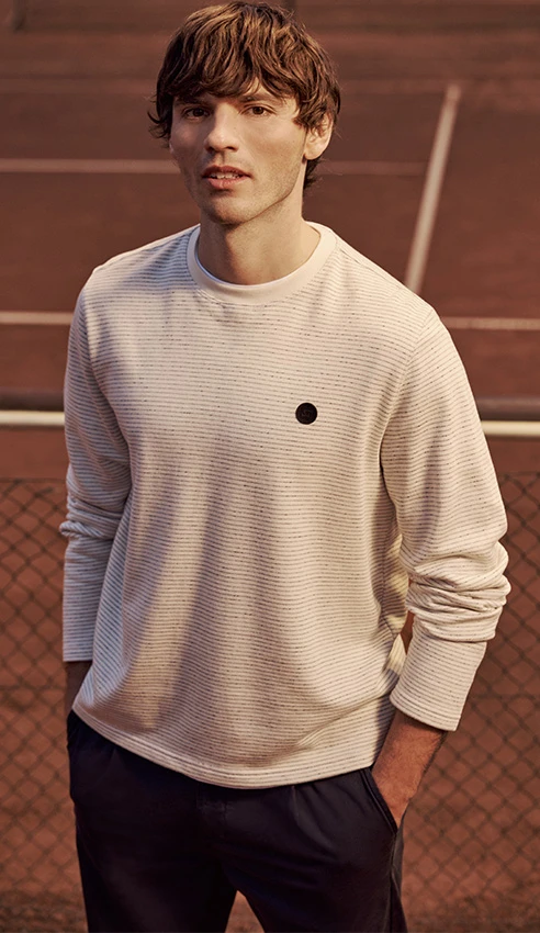 Soft terry sweatshirt